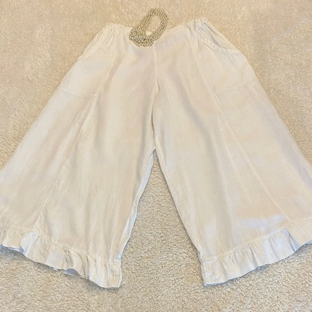 Linen trousers by Heart’s Desire by Mary Grace - Picture 1 of 7